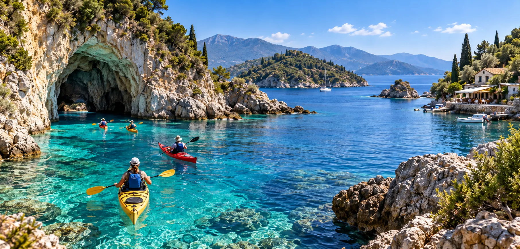 6ήμερο sea kayak στη Λευκάδα