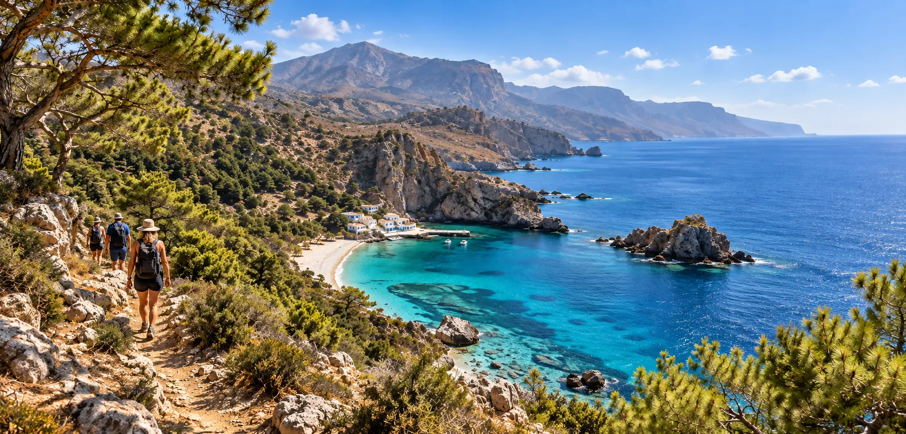 Πεζοπορία στις ακτες της Κρήτης, 8 ημ.